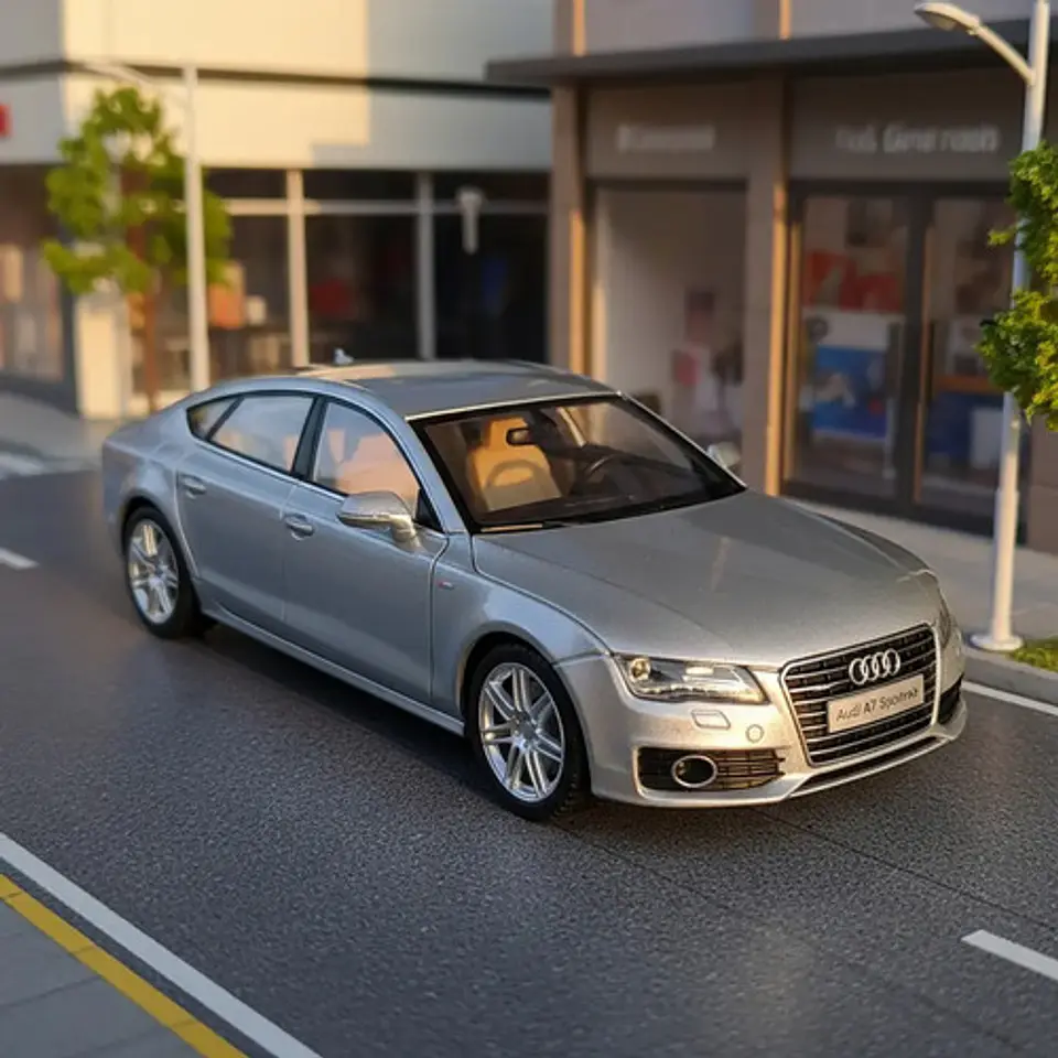 Auto Metálico Con Luces, Audi A7, Escala 1/24. 13