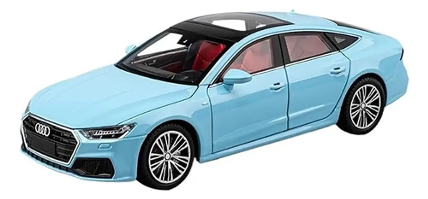 Auto Metálico Con Luces, Audi A7, Escala 1/24. 14