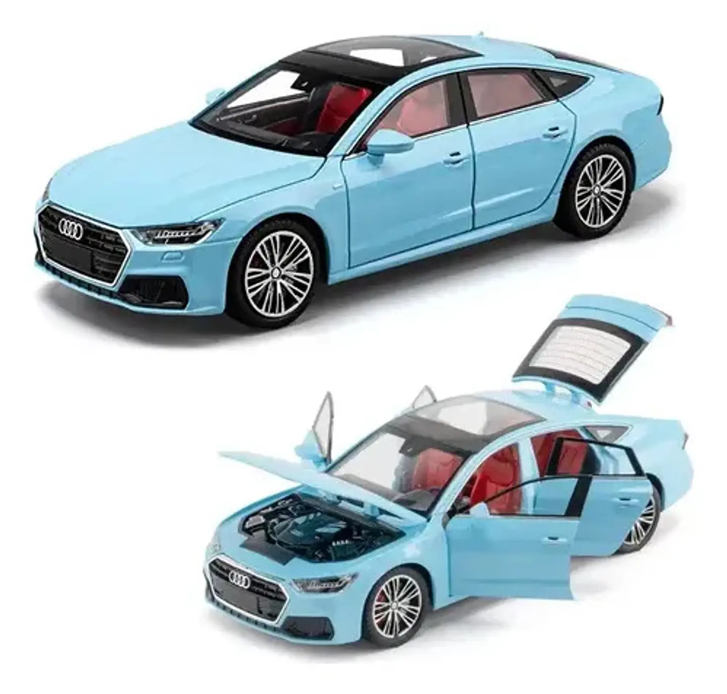 Auto Metálico Con Luces, Audi A7, Escala 1/24. 15