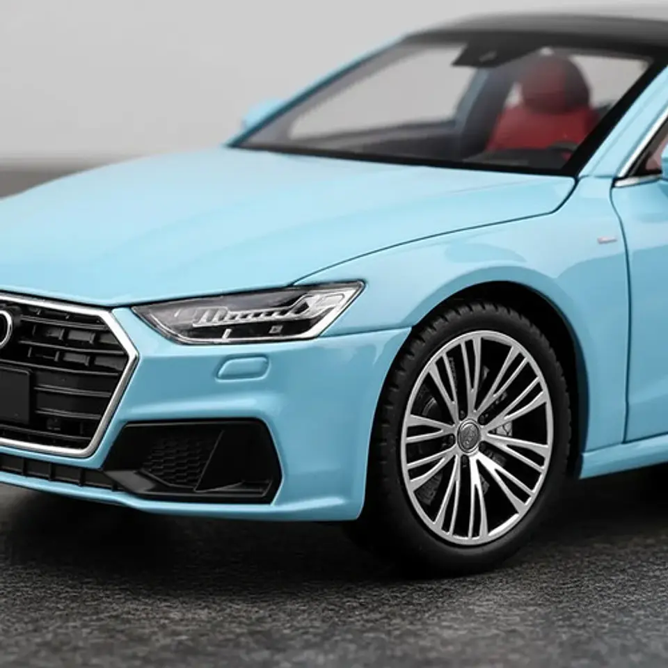 Auto Metálico Con Luces, Audi A7, Escala 1/24. 18