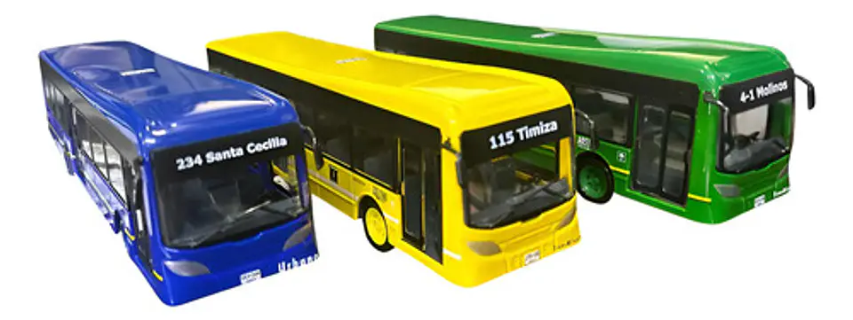 Bus  Sitp Alimentador  De 19cm Largo  Burago Transmilenio 4