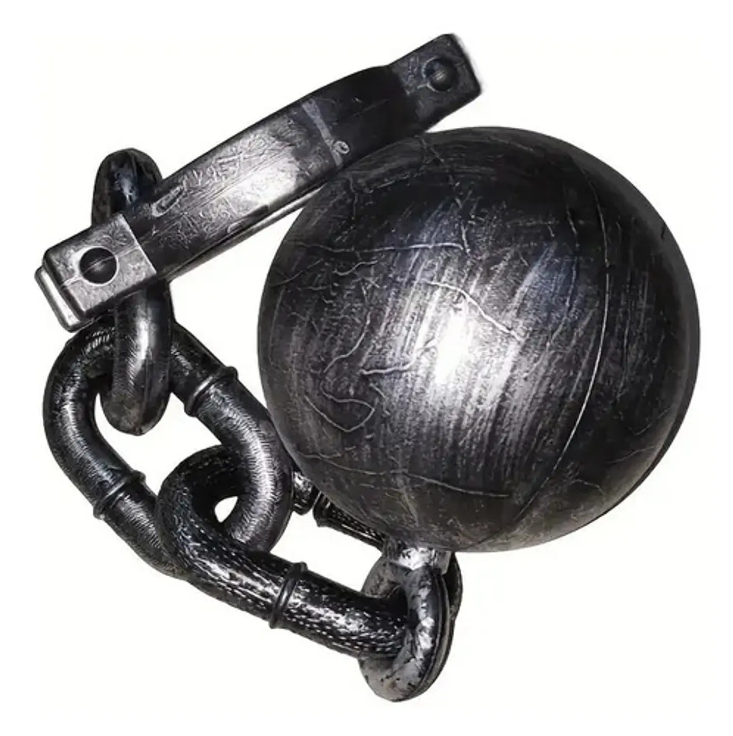 Cadena Disfraz Preso Armas Juguete Halloween Carcel Pvc 2