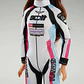 Muñeca Defa Lucy Corredora De Motocross Con Casco Formula 1 - Miniatura 8