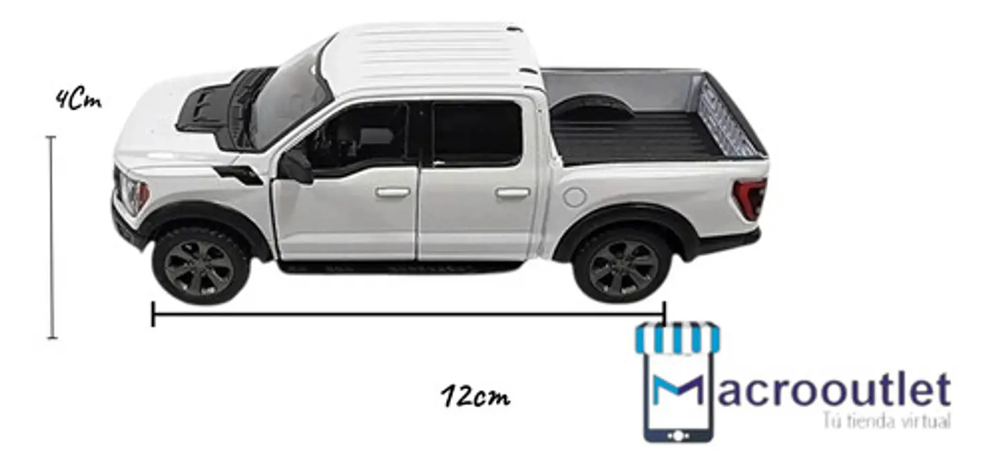 Ford F-150 Raptor 2022. Escala 1:43 Kinsmart. 12,5cms 19