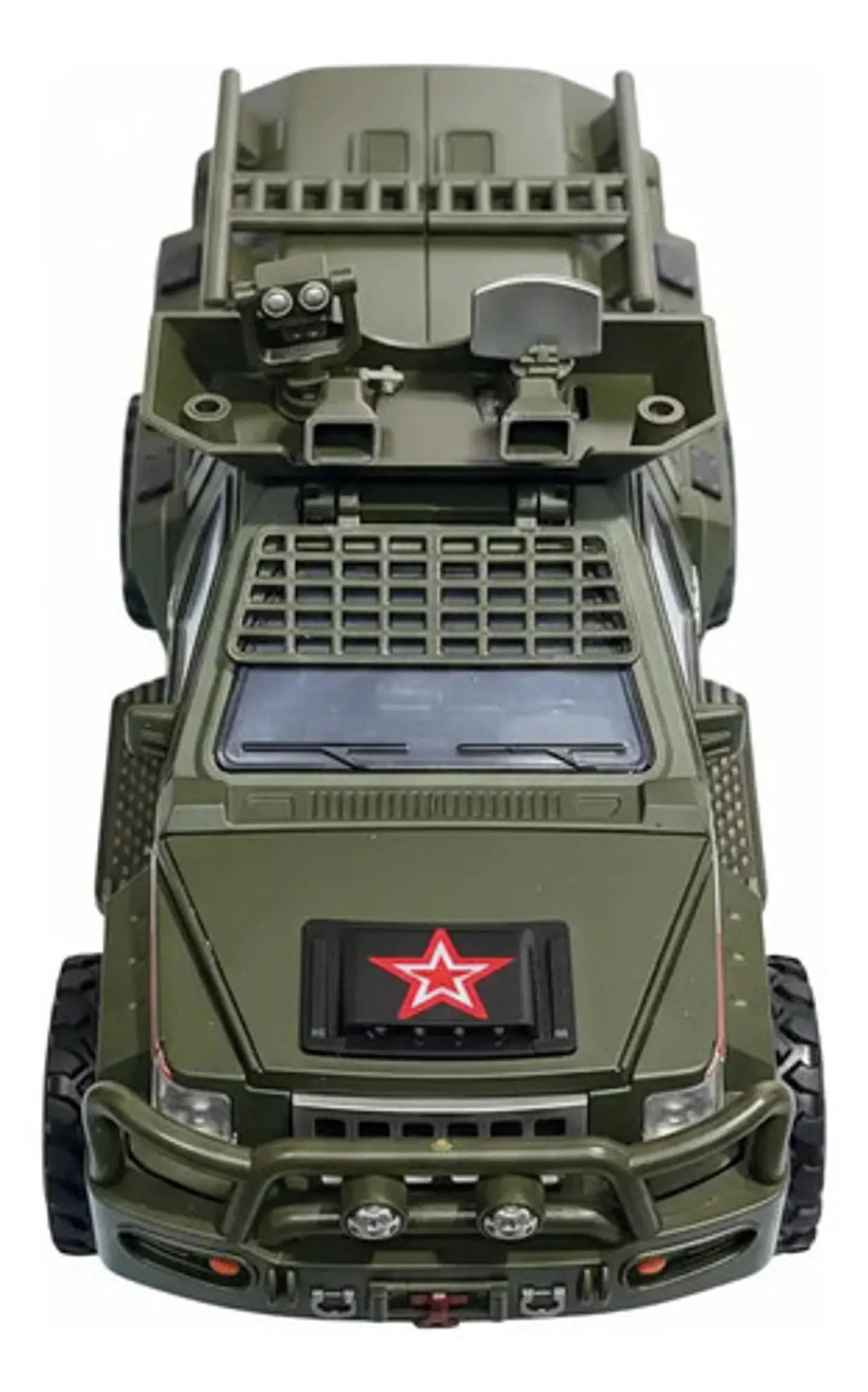 Vehiculo Militar A Escala 1:24 Abre Puertas Capo Control Rc 11