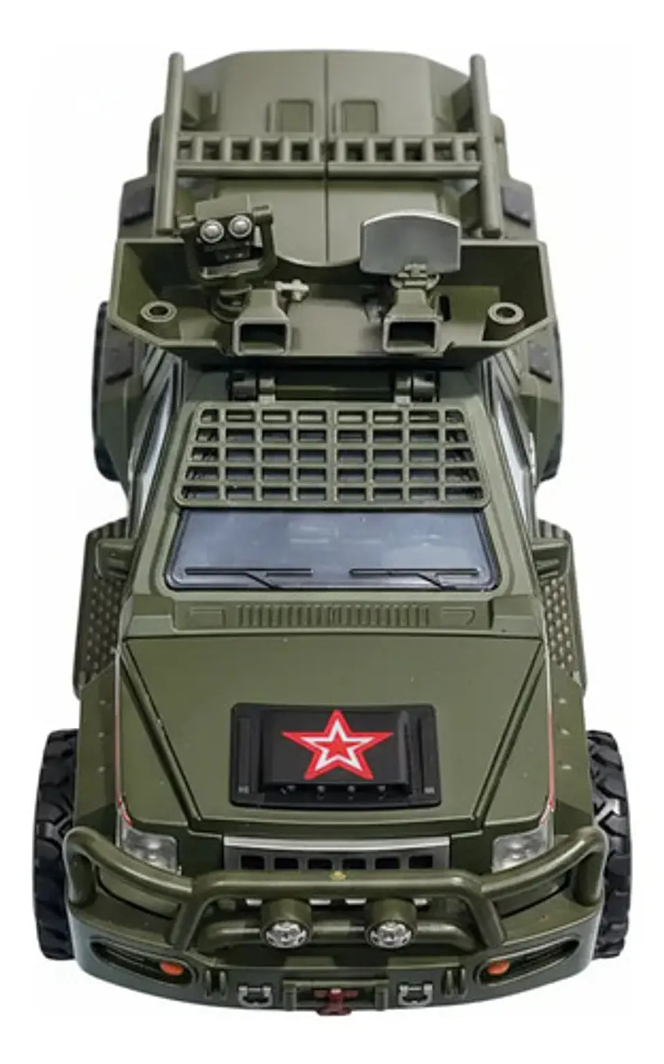 Vehiculo Militar A Escala 1:24 Abre Puertas Capo Control Rc 11