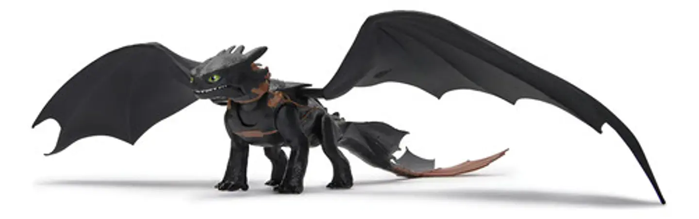 Figura Dragón Electrónico  Ataque Plasma Chimuelo Dreamworks 1