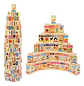 Domino Alfabetico Ingles Madera Numeros Letras Infantil - Miniatura 5