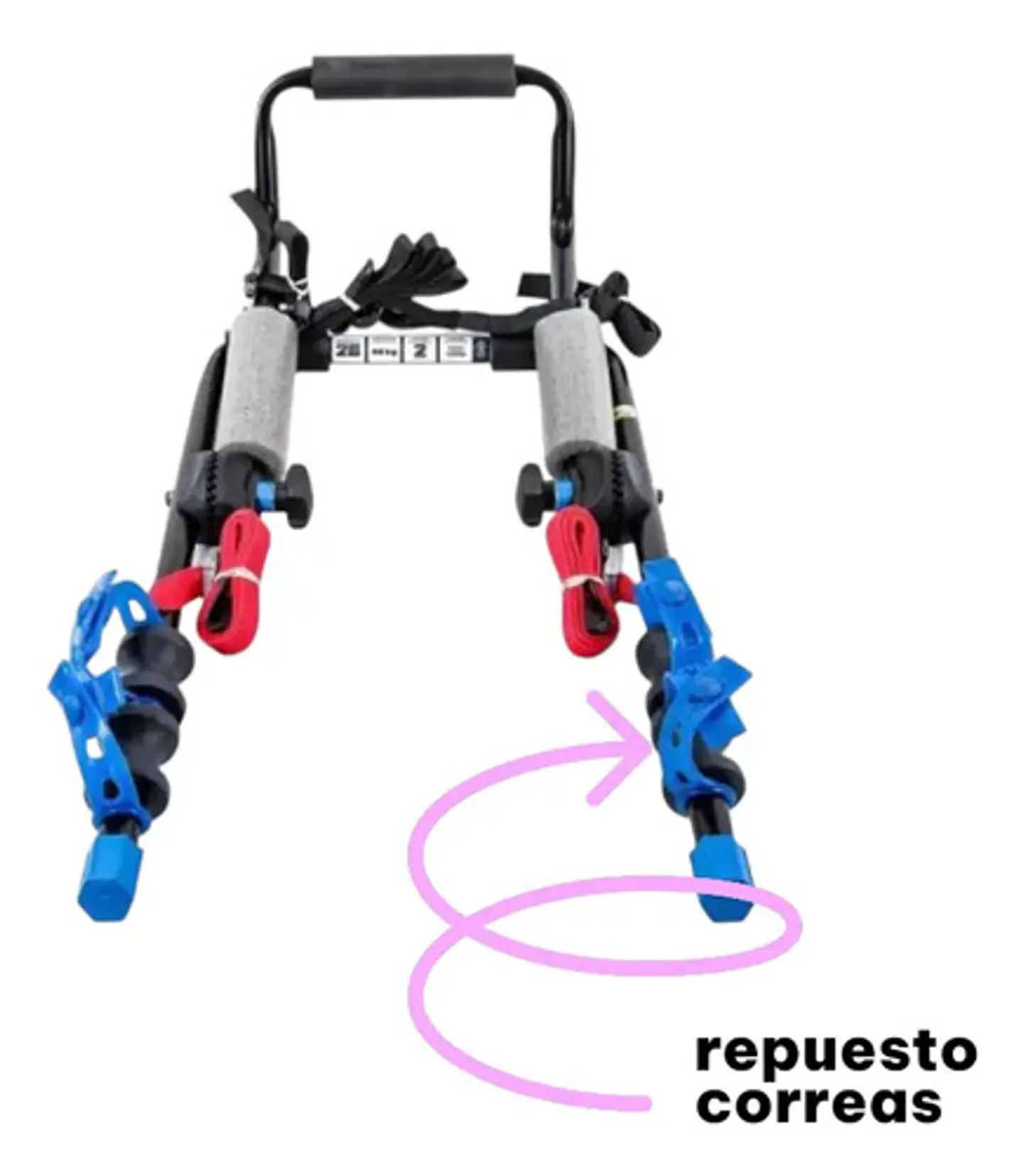 Correa De Repuesto Amarre Para Portabicicleta De Carro 3