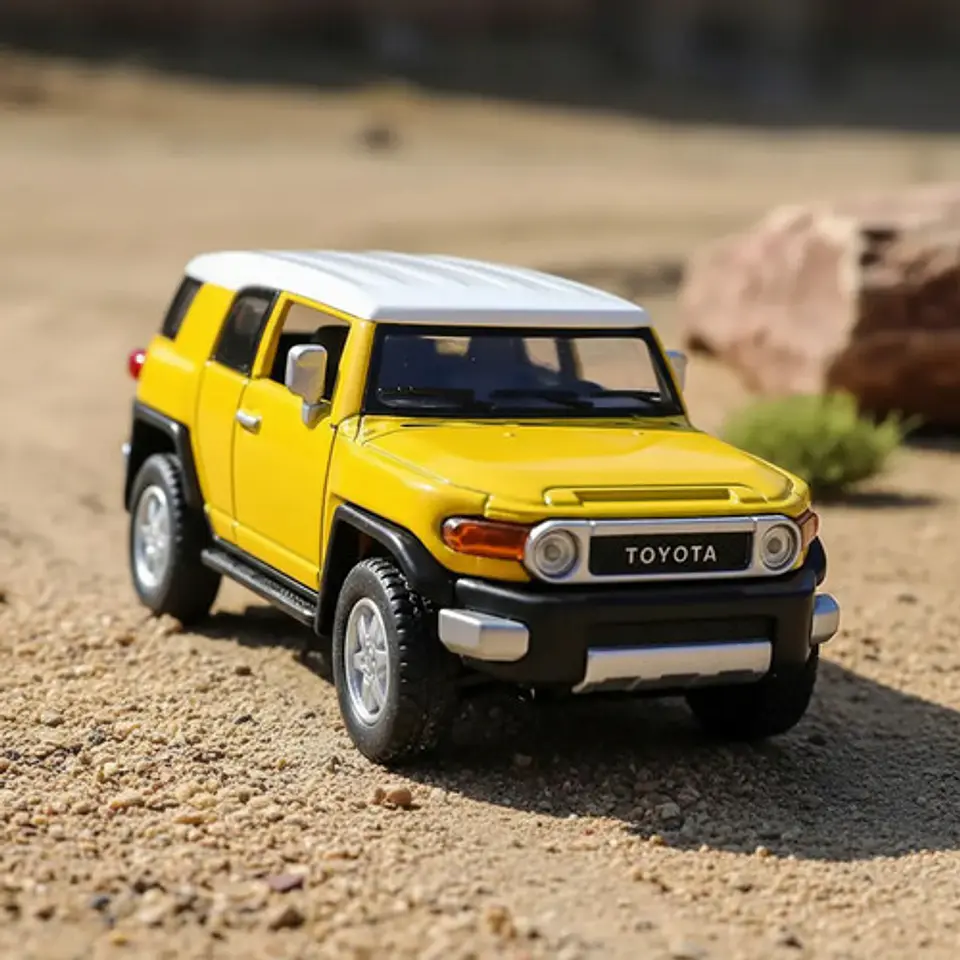 Escala 1:43/ 11cms Largo / Toyota Fj Land Cruiser/ Metalico 9