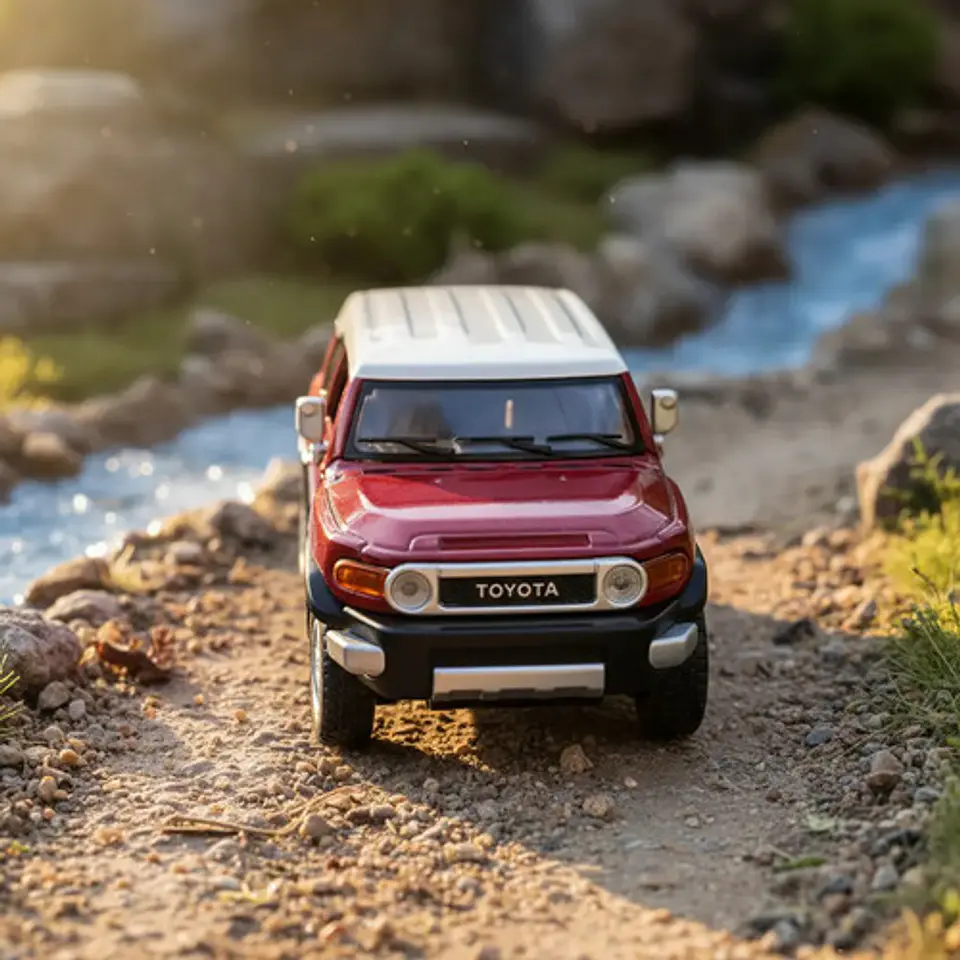 Escala 1:43/ 11cms Largo / Toyota Fj Land Cruiser/ Metalico 17
