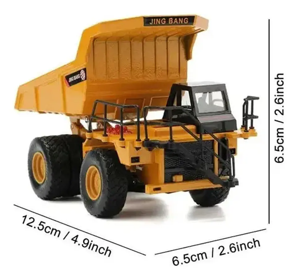 Maquina Camion Mineria Volqueta Mine Car 1:60 Amarilla 2