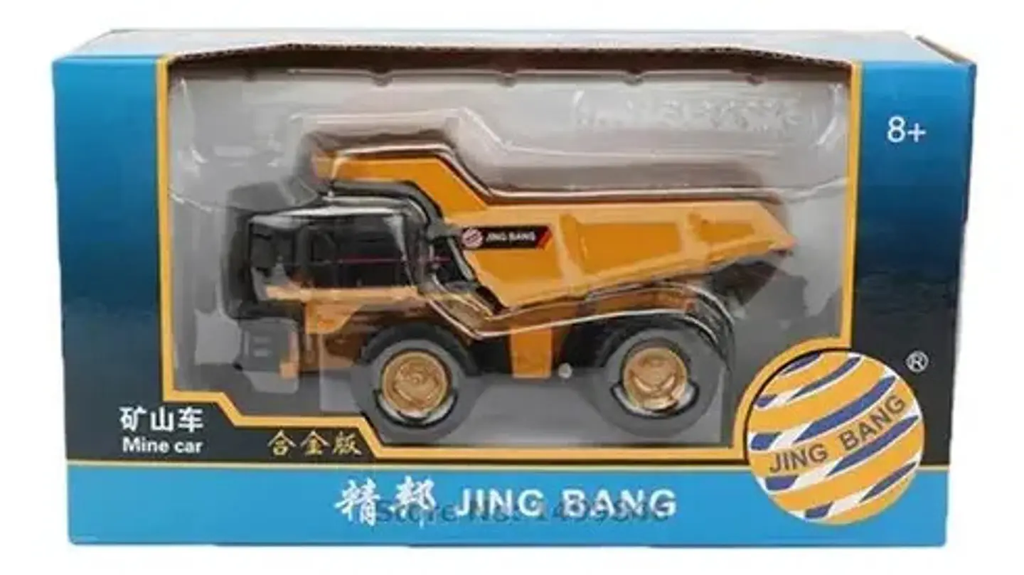 Maquina Camion Mineria Volqueta Mine Car 1:60 Amarilla 3
