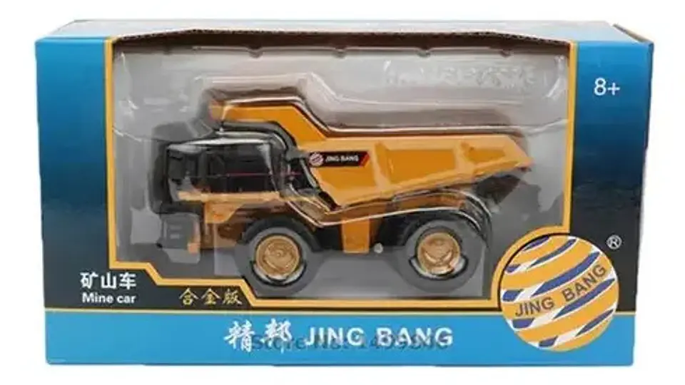 Maquina Camion Mineria Volqueta Mine Car 1:60 Amarilla 3