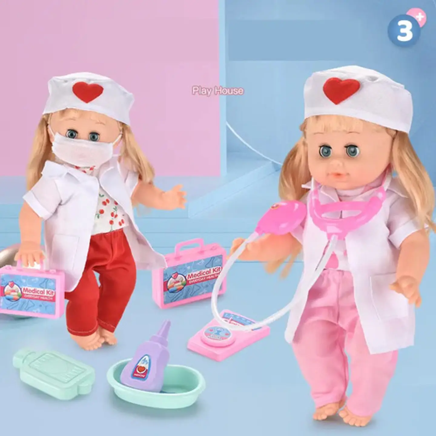 Muñeca Enfermera Para Niña Con Accesorios Y Sonidos 2
