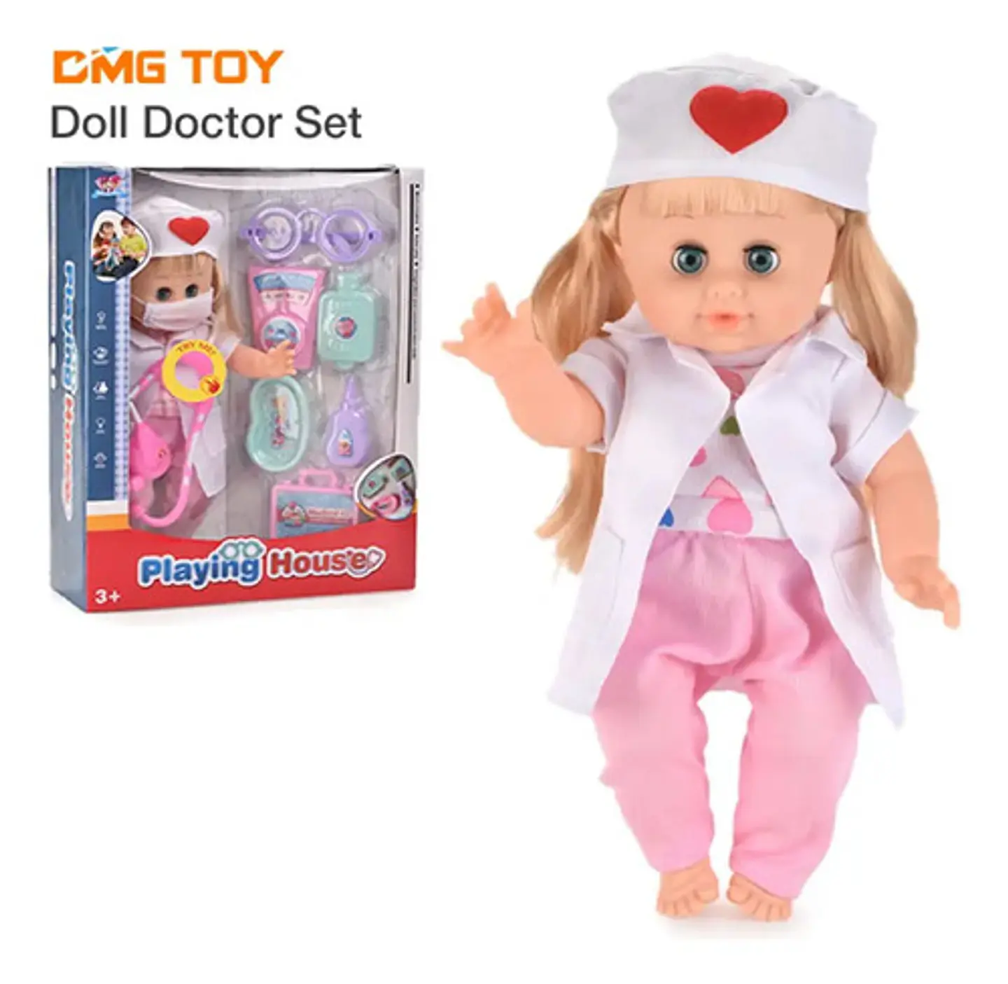 Muñeca Enfermera Para Niña Con Accesorios Y Sonidos 9