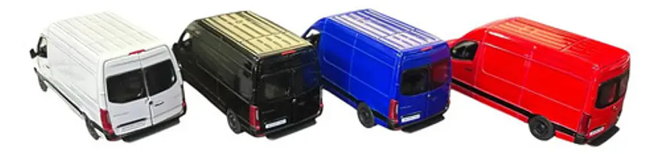 Mercedes Benz Sprinter/escala 1:48/12.5cms De Largo. 2