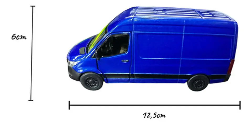 Mercedes Benz Sprinter/escala 1:48/12.5cms De Largo. 5