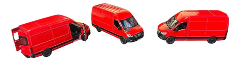 Mercedes Benz Sprinter/escala 1:48/12.5cms De Largo. 8