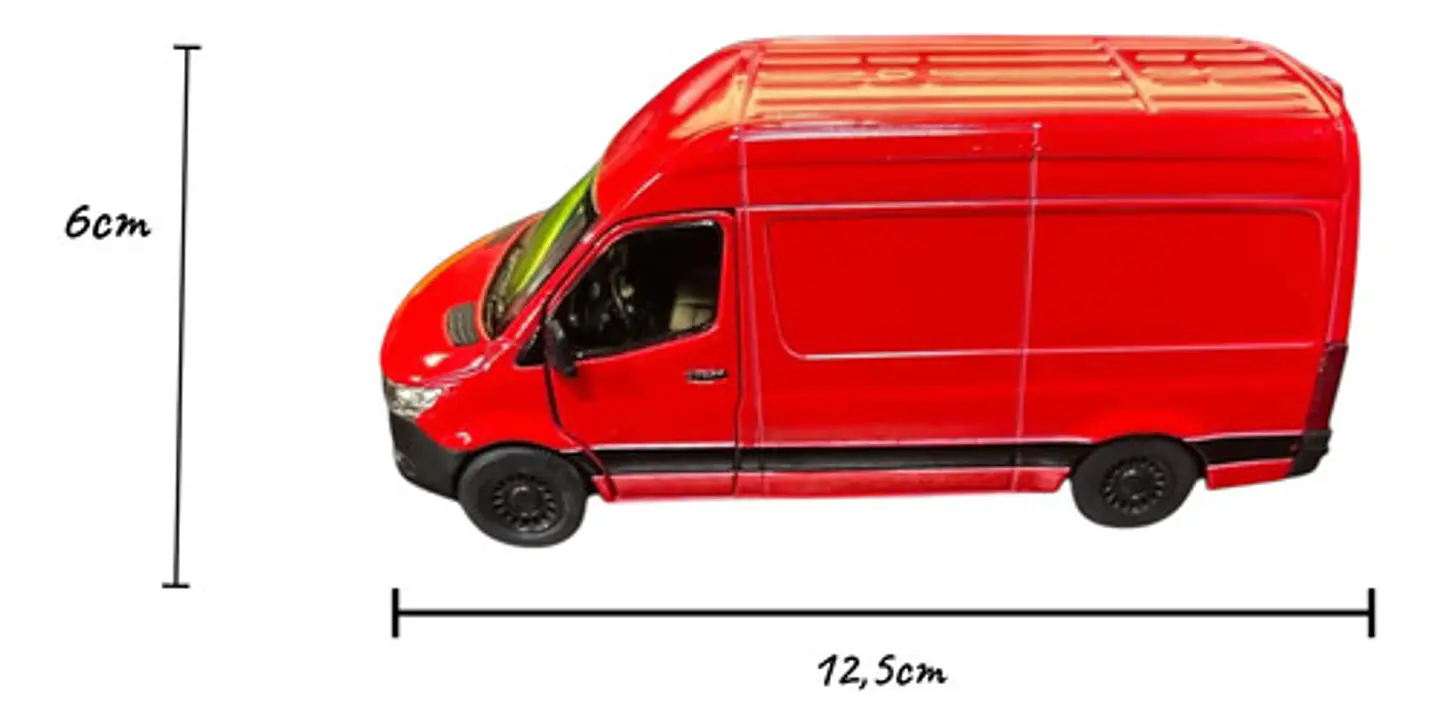 Mercedes Benz Sprinter/escala 1:48/12.5cms De Largo. 9