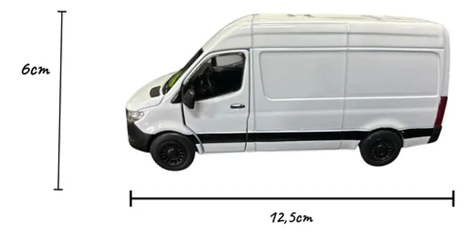 Mercedes Benz Sprinter/escala 1:48/12.5cms De Largo. 14