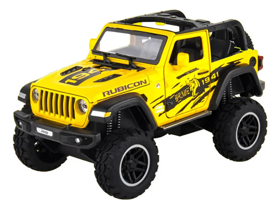 Carros Jeep Metalicos 1:24 Puertas Luces Sonidos Colección 1