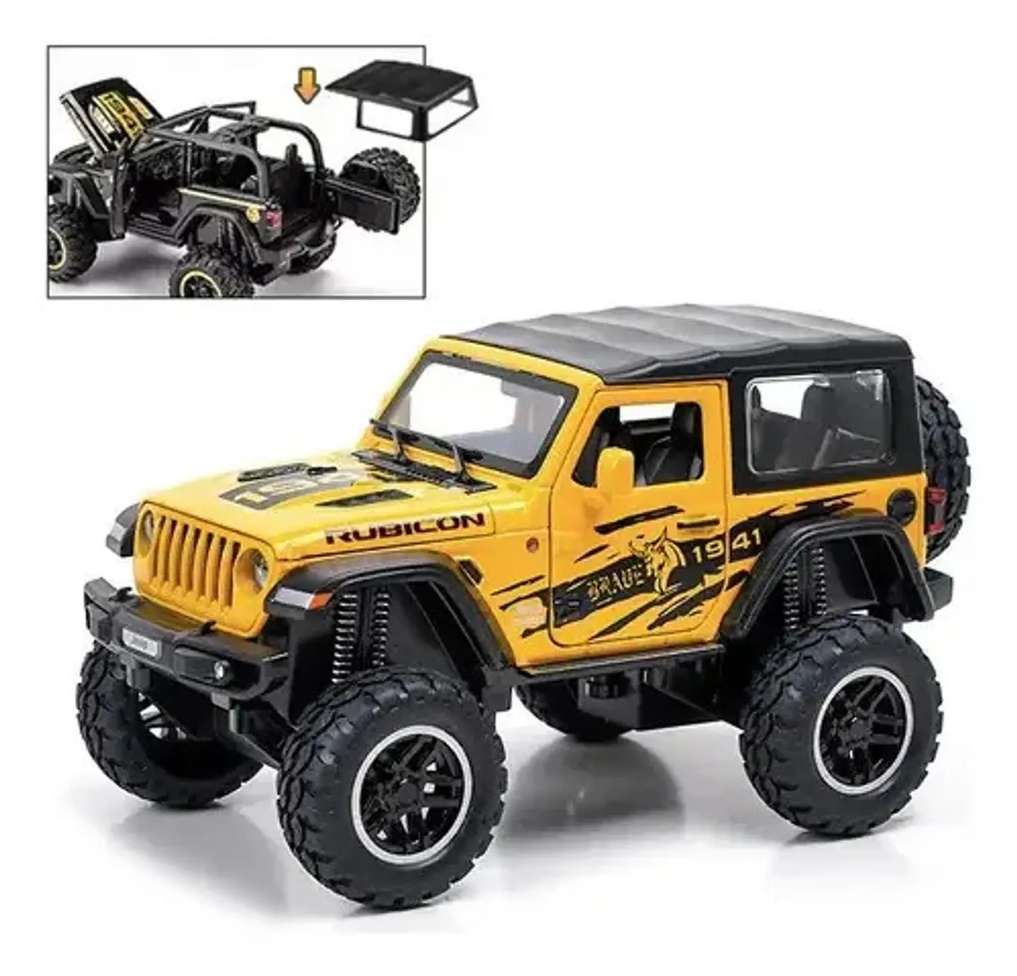 Carros Jeep Metalicos 1:24 Puertas Luces Sonidos Colección 2