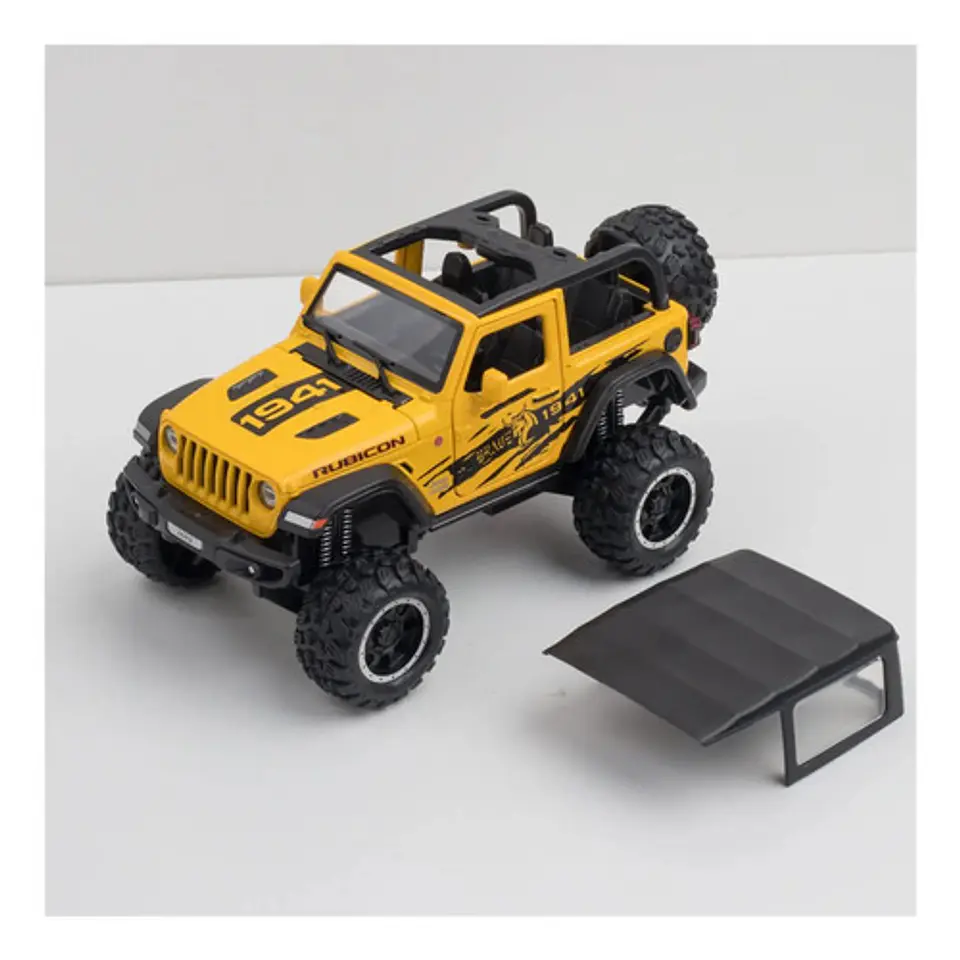 Carros Jeep Metalicos 1:24 Puertas Luces Sonidos Colección 4