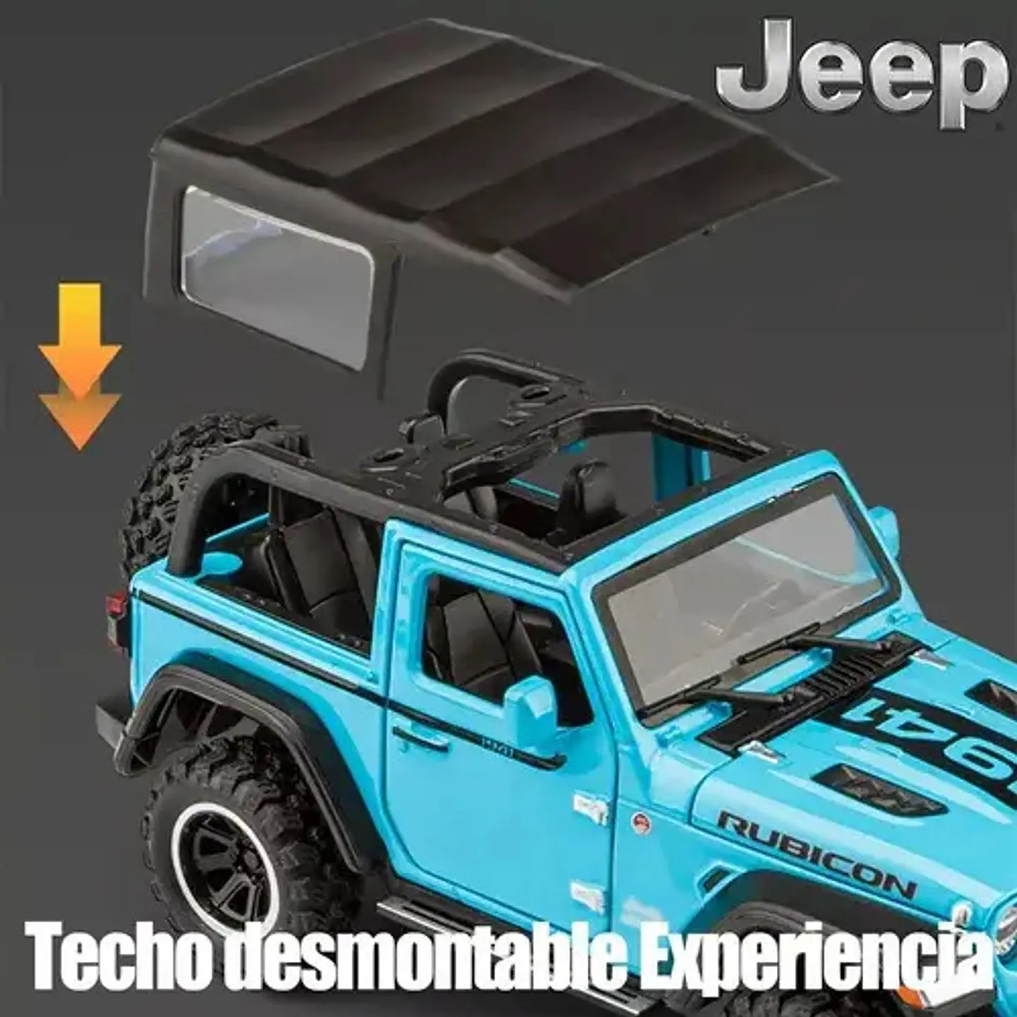 Carros Jeep Metalicos 1:24 Puertas Luces Sonidos Colección 10