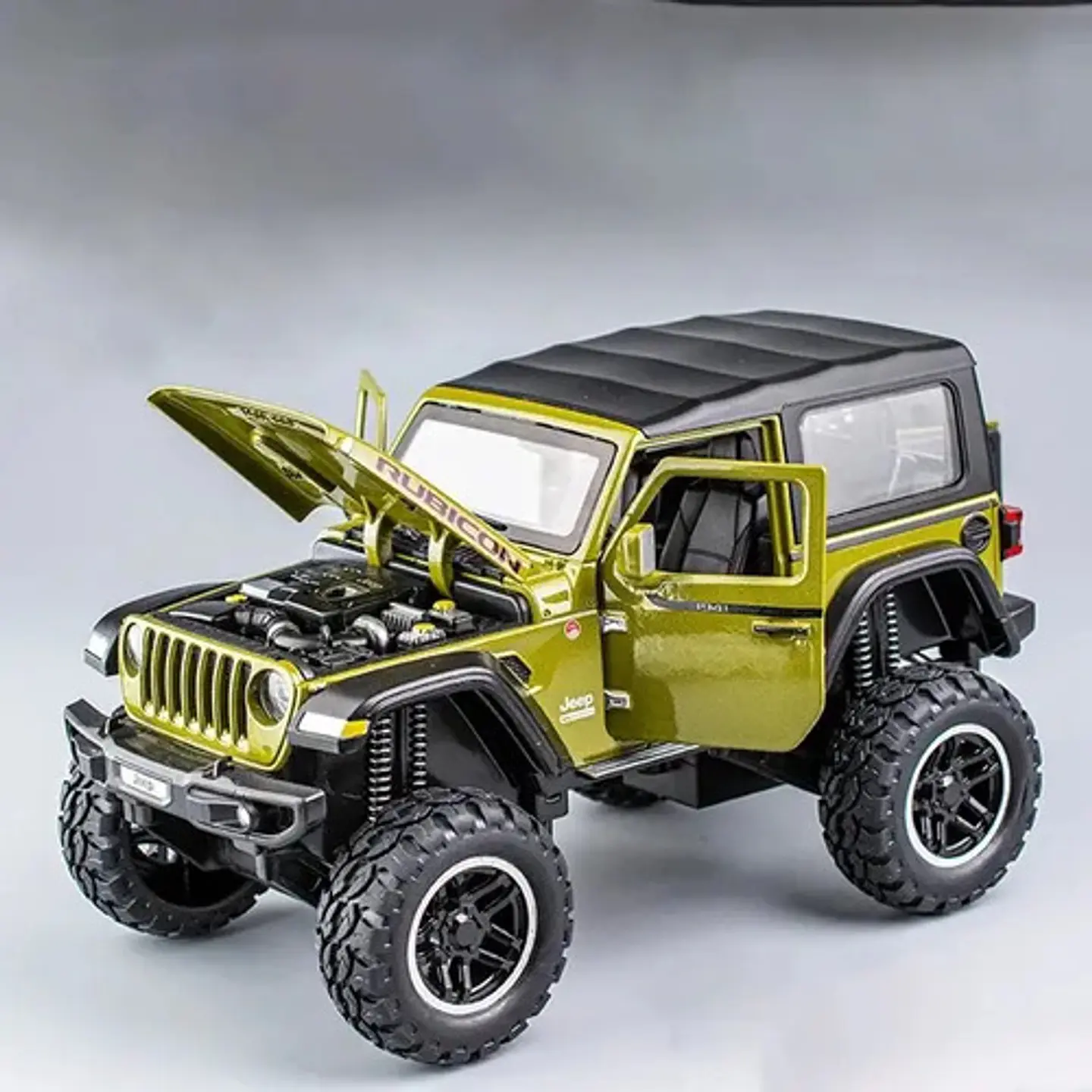 Carros Jeep Metalicos 1:24 Puertas Luces Sonidos Colección 15