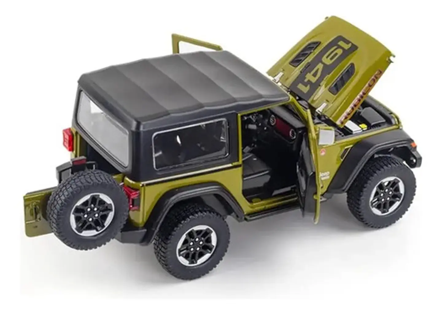 Carros Jeep Metalicos 1:24 Puertas Luces Sonidos Colección 16