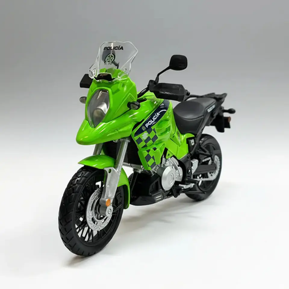 Moto De Colección Policia Suzuki Maisto Escala 1:12 2