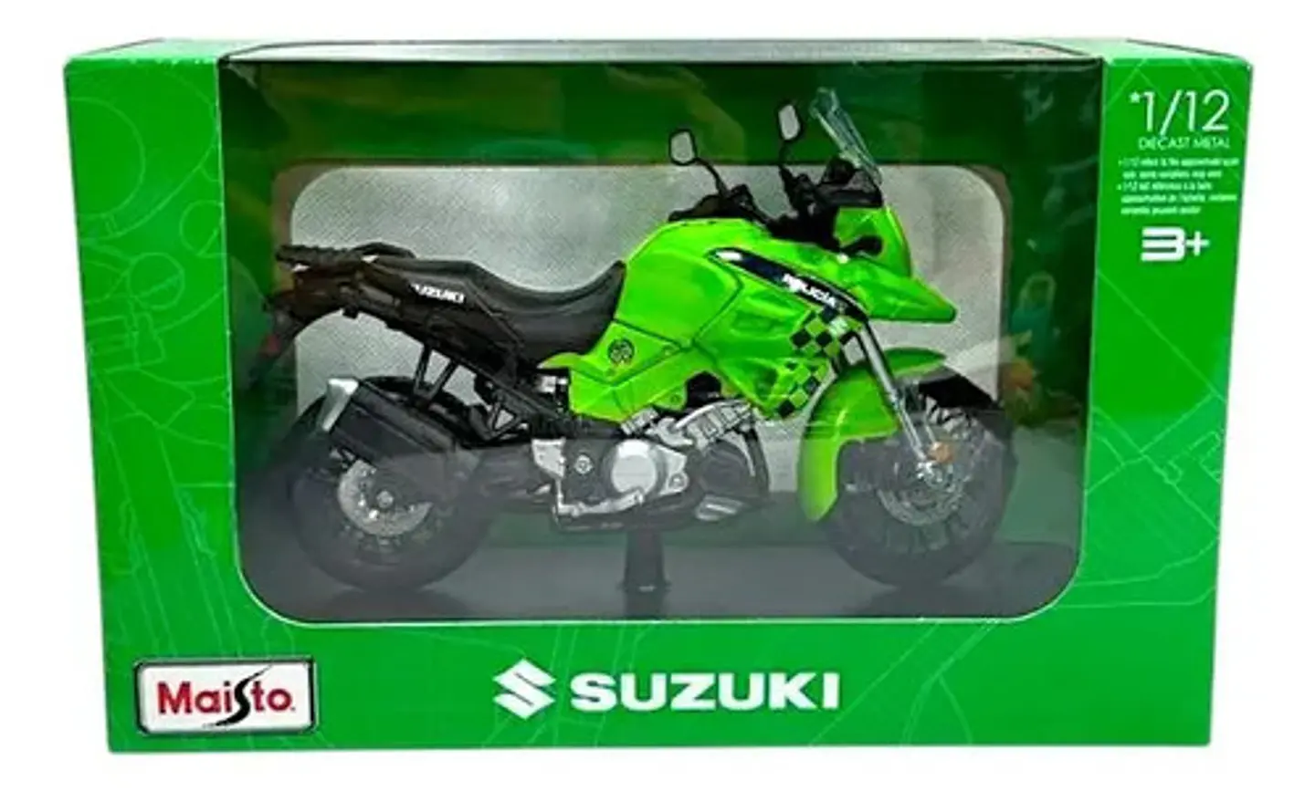 Moto De Colección Policia Suzuki Maisto Escala 1:12 4