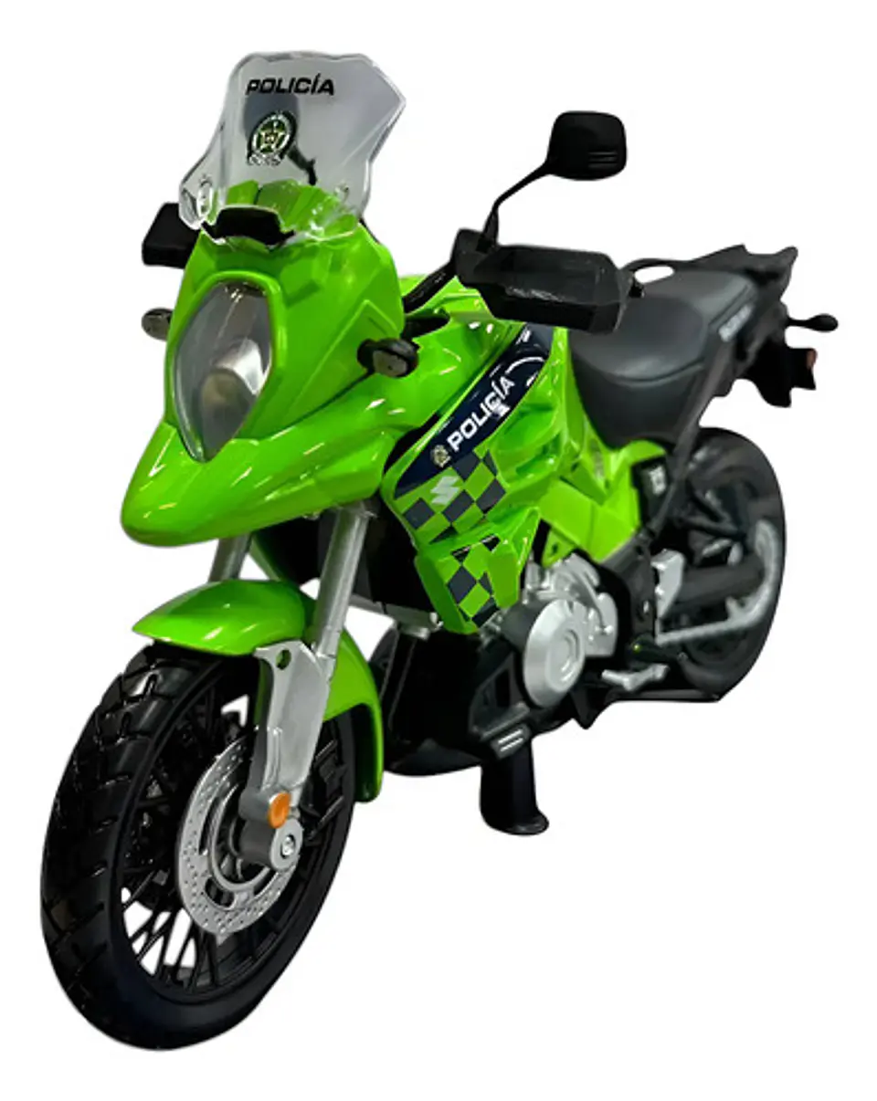 Moto De Colección Policia Suzuki Maisto Escala 1:12 5