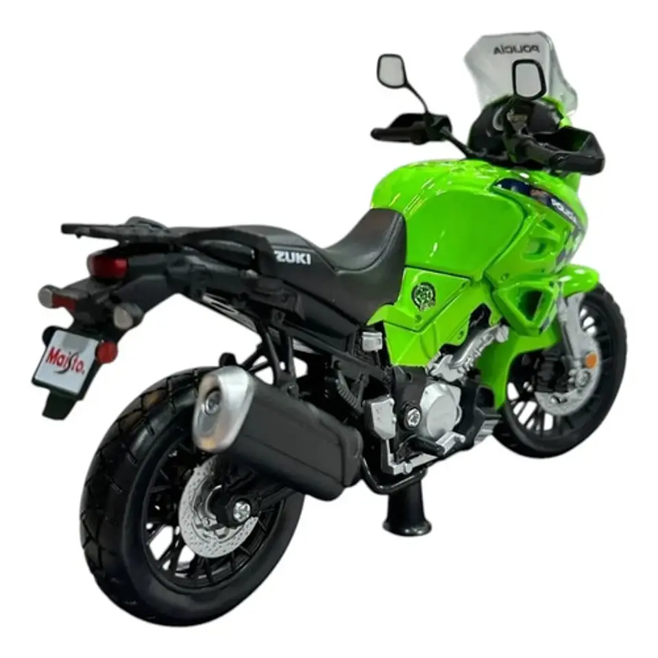 Moto De Colección Policia Suzuki Maisto Escala 1:12 6