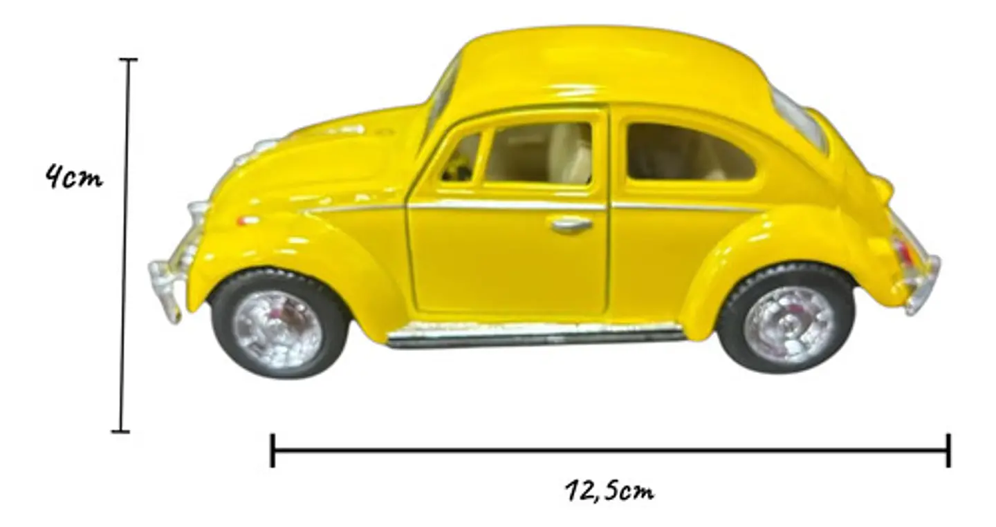 Carro Volkswagen Escarbajo Beetle 1967 1/32 Kinsmart 3