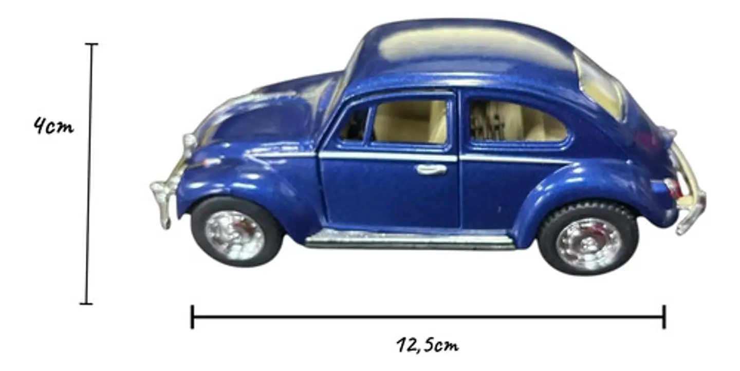 Carro Volkswagen Escarbajo Beetle 1967 1/32 Kinsmart 8