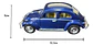 Carro Volkswagen Escarbajo Beetle 1967 1/32 Kinsmart - Miniatura 8