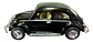 Carro Volkswagen Escarbajo Beetle 1967 1/32 Kinsmart - Miniatura 9