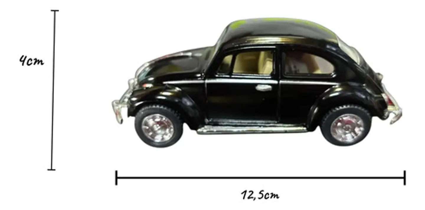 Carro Volkswagen Escarbajo Beetle 1967 1/32 Kinsmart 11