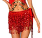 Falda Baile Latino Multicolor Única Mujer Lentejuelas - Miniatura 18