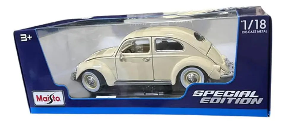 Carro Volkswagen Kafer-beetle 1955 Maisto 1:18 Escarabajo 2