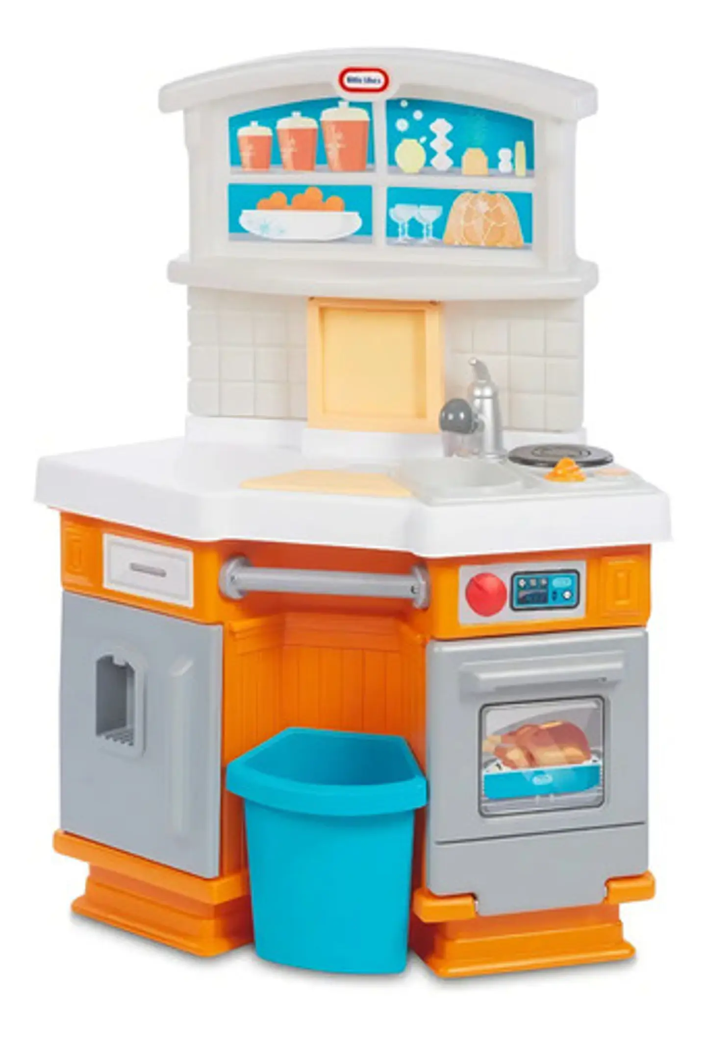 Cocina Casera Little Tikes Con Sonido Color Gris 1