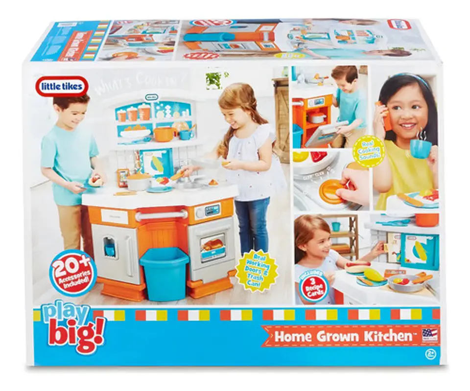 Cocina Casera Little Tikes Con Sonido Color Gris 2