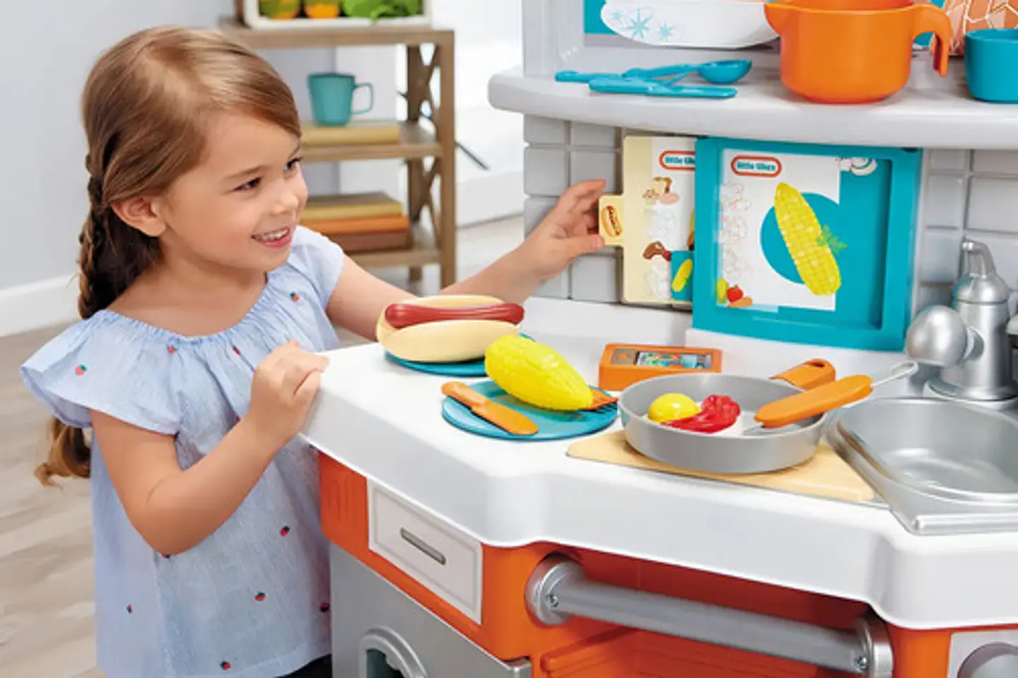 Cocina Casera Little Tikes Con Sonido Color Gris 8