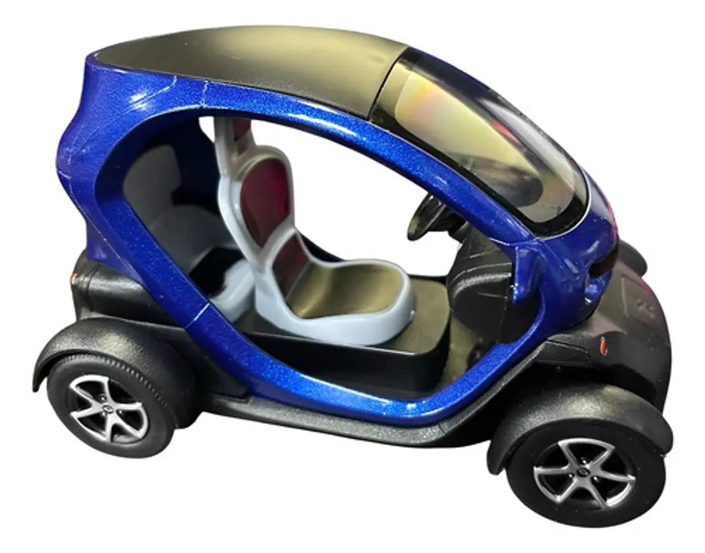 Renault Twizy Blanco, Escala 1/18, Metal-plástico, 13cms. 2