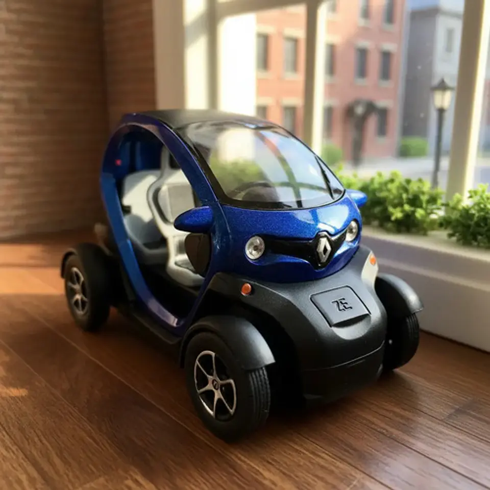 Renault Twizy Blanco, Escala 1/18, Metal-plástico, 13cms. 6