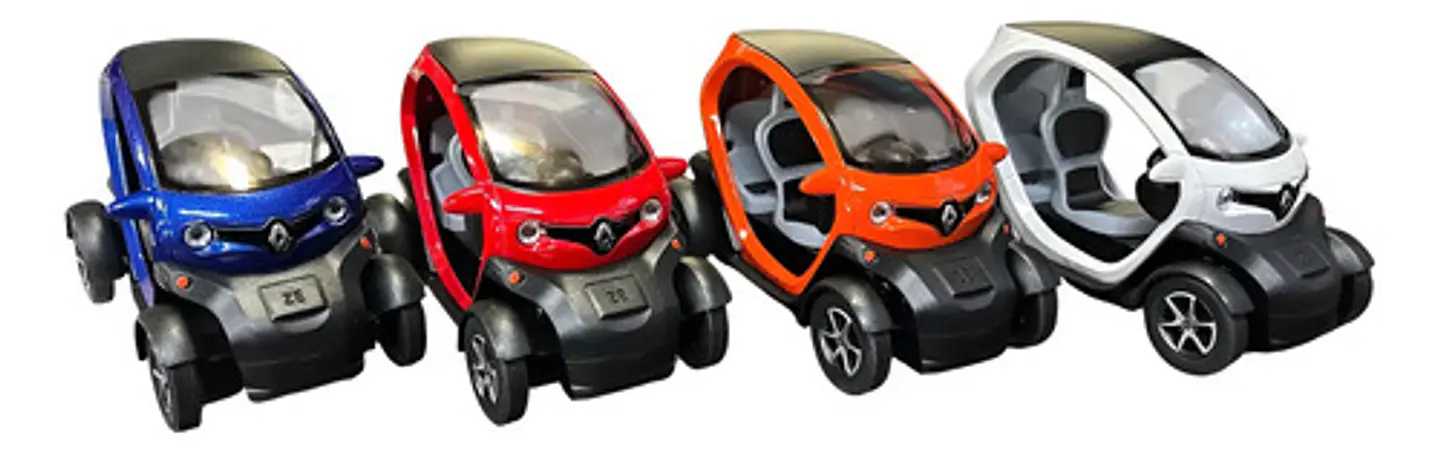 Renault Twizy Blanco, Escala 1/18, Metal-plástico, 13cms. 11