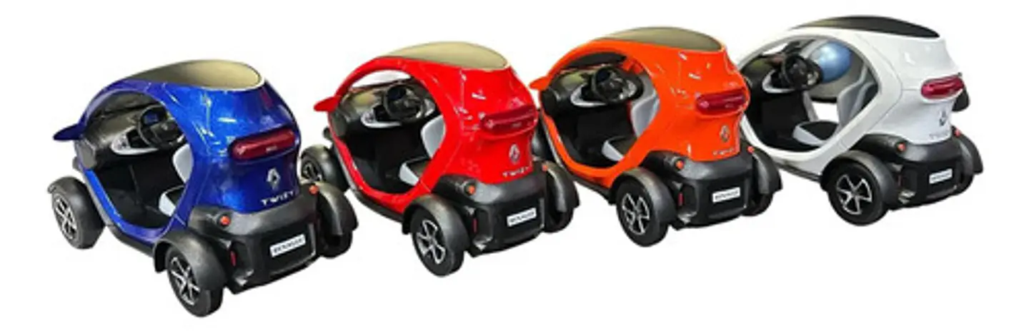 Renault Twizy Blanco, Escala 1/18, Metal-plástico, 13cms. 12