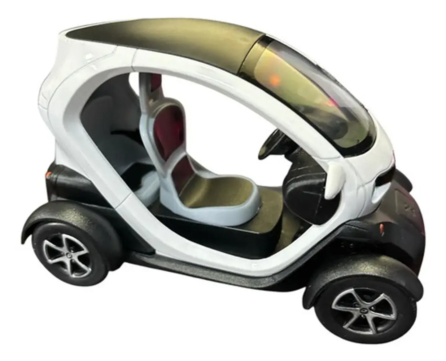 Renault Twizy Blanco, Escala 1/18, Metal-plástico, 13cms. 18